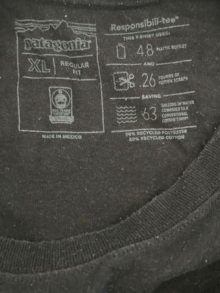 Maglietta Patagonia Nera Taglia M