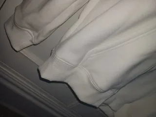 Sudadera AMI Paris Blanca con Cremallera