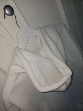 Sudadera AMI Paris Blanca con Cremallera