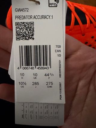 Zapatillas Adidas Predator Accuracy.1 Talla 44 2/3