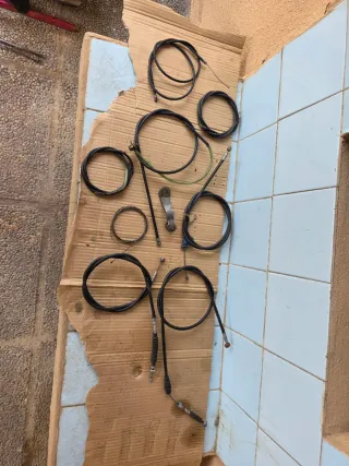 Tubo de escape Puch cobra ,manillares,cables, etc