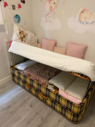 Cama nido 90x190cm con canapé