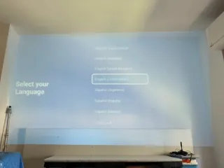 Proiettore Full HD + telo grigio cinema