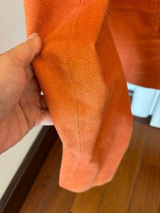 Giacca Mango Arancione Velluto Taglia M