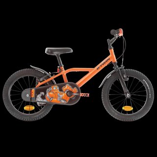 Bicicleta niños 16 pulgadas Btwin 500 Robot naranja 4,5-6