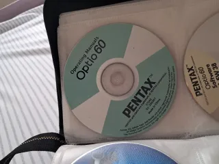 CD Manuali e Software Pentax Optio 60