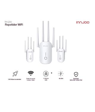 Repetidor Wifi Innjoo 5G Doble Frecuencia