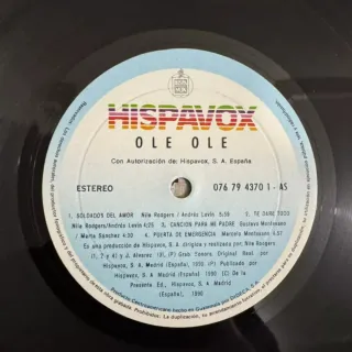 Vinilo Ole Ole 1990