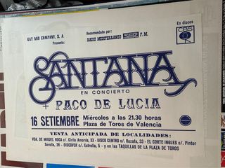 Concerto Santana + Paco de Lucía