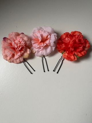 Horquillas Flamencas Flores Adorno Pelo