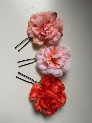 Horquillas Flamencas Flores Adorno Pelo