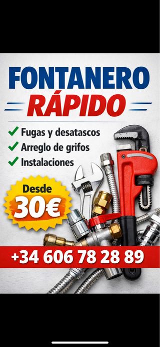 Urgencias fontanería 24H  606782889 Pamplona