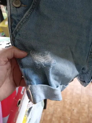 Salopette jeans Bershka taglia XS