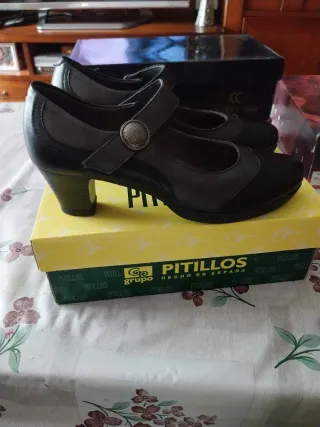 Zapatos Pitillos mujer negros y grises