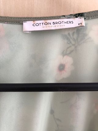 Vestido floral Cotton Brothers talla M