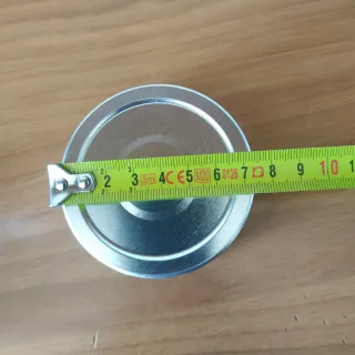 3 Barattoli Vetro Coperchio Argento