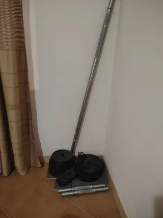 Kit Mancuernas y Pesas Gimnasio