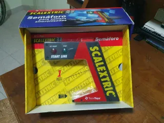 Semáforo Scalextric para salidas sincronizadas