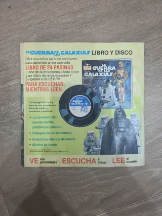 La Guerra de las Galaxias LP Vinilo Single