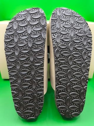 Dr Scholl Zueco Plano Beige Estilo Birkenstock