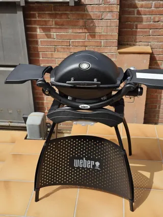 Barbacoa Weber Nero e Argento