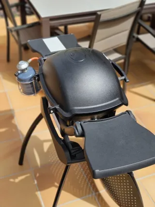 Barbacoa Weber Nero e Argento