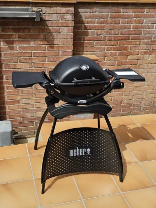 Barbacoa Weber Nero e Argento