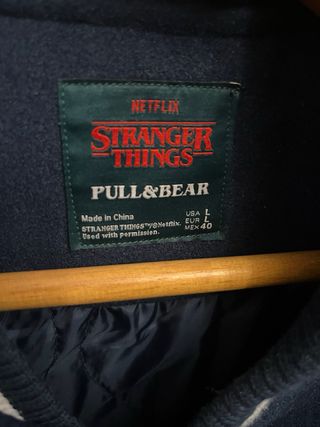 Chaqueta estilo beisbolera de Stranger Things
