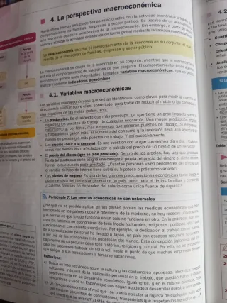 Economía 1.º Bachillerato