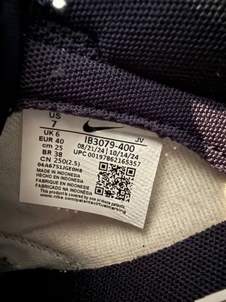 Nike Dunk Low Azul/Gris Talla 40 y Sin estrenar