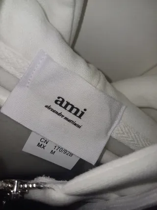 Sudadera AMI Paris con cremallera y logo