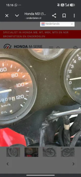 Marcador Honda NS1 75