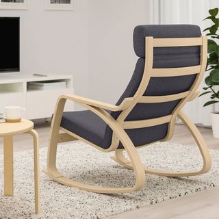 Mecedora Poäng Ikea madera clara