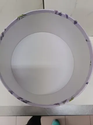 Set 2 scatole rotonde Lavanda