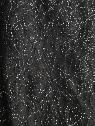 Conjunto vestido y chaqueta azul marino