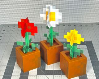 Flores Minecraft 3D