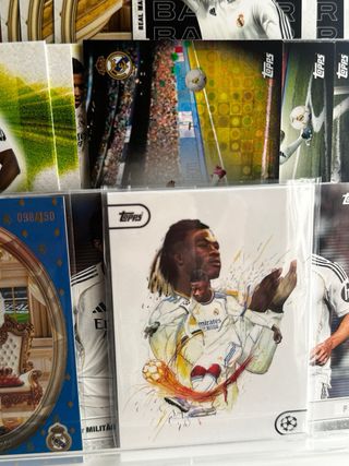 Cromos Topps Team Set FC Barcelona y Real Madrid