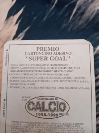 Super Goal Albertini 1998-1999
