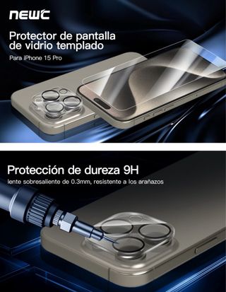 Funda para iPhone 15 Pro Transparente