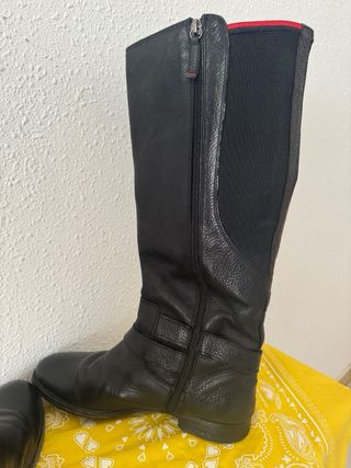 Botas Tommy Hilfiger Negras Piel Talla 39
