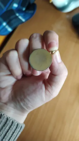 Medalla Virgen Niña Antigua