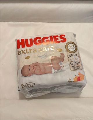 Pañales Huggies Talla 2 (3-5kg) - 24 unidades