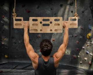 Multipresas XL escalada 90cm madera