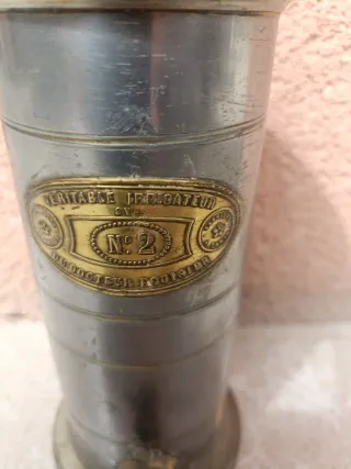 Antiguedad Irrigador Médico Éguisier Nº 2 -S.XIX
