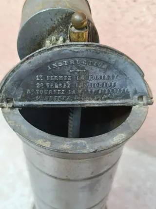 Antiguedad Irrigador Médico Éguisier Nº 2 -S.XIX