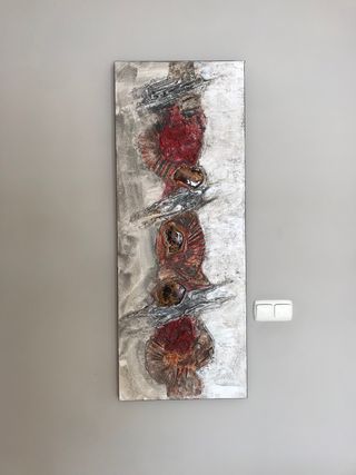 Cuadro Decorativo Metal y Piedra
