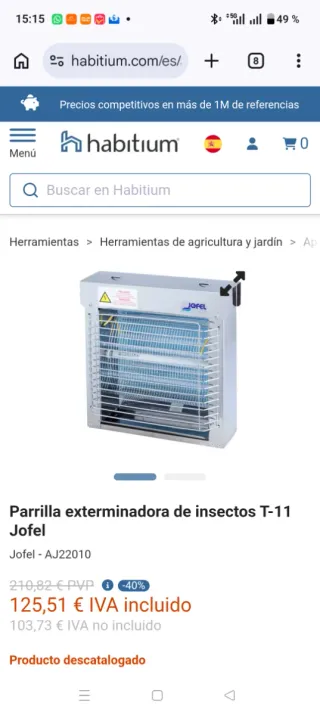 Exterminador / Mata insectos Jofel T11