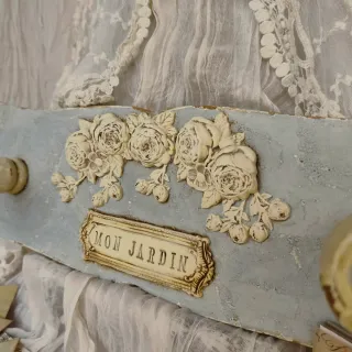 Perchero Shabby Chic Rosas Mon Jardin