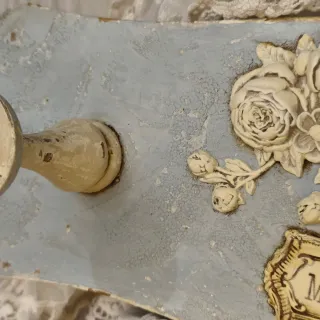 Perchero Shabby Chic Rosas Mon Jardin