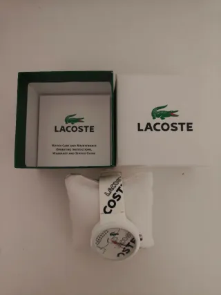 Reloj Lacoste Blanco y Negro modelo Goa 2010524